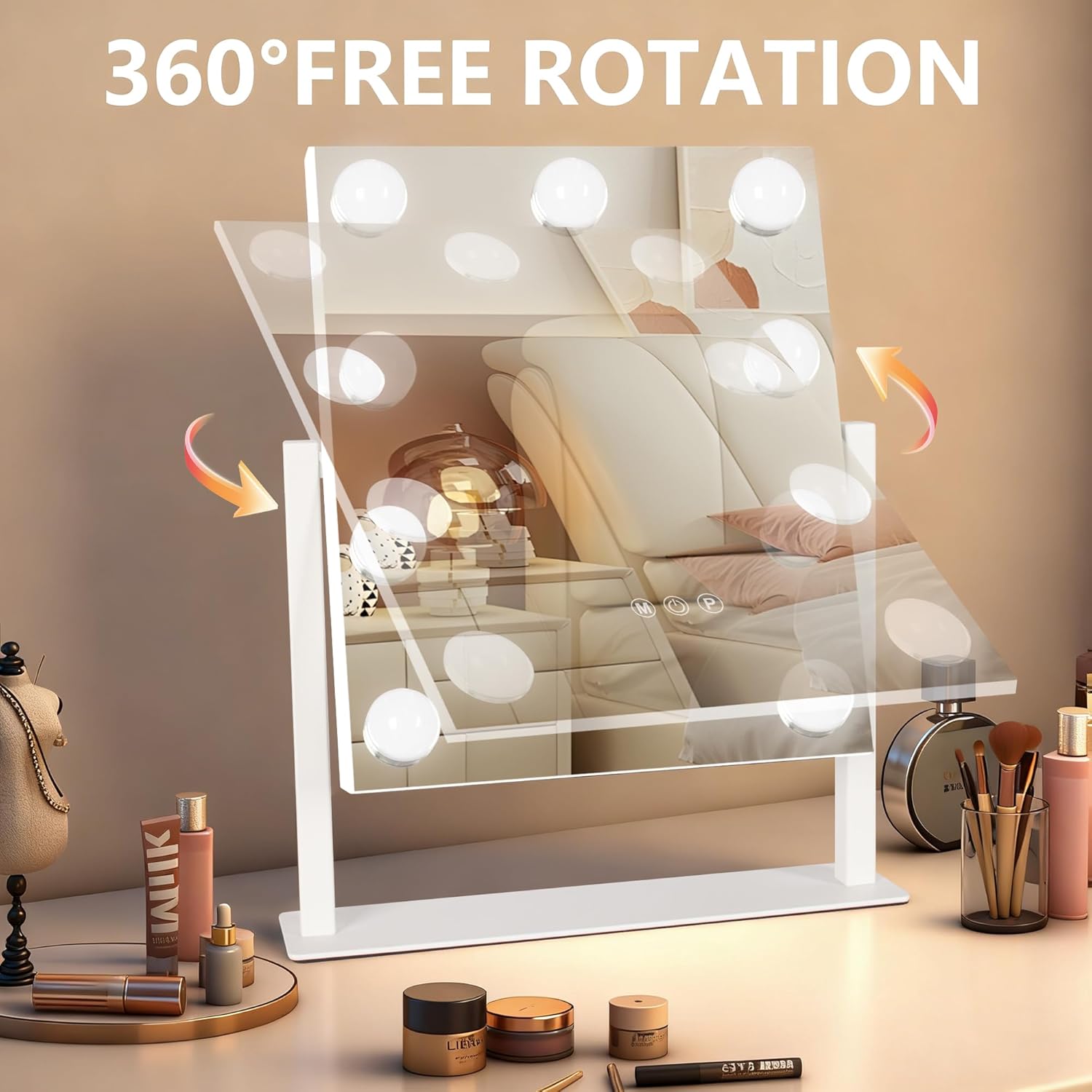 Ratsamee Hollywood Vanity Mirror with Lights