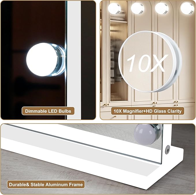 Ratsamee Hollywood Vanity Mirror with Lights