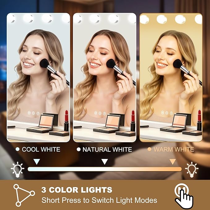 Ratsamee Hollywood Vanity Mirror with Lights